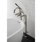 Aqua Vintage CCK8106DX Freestanding Tub Faucet with Supply Line, Stop Valve, Polished Nickel CCK8106DX - alternate 5